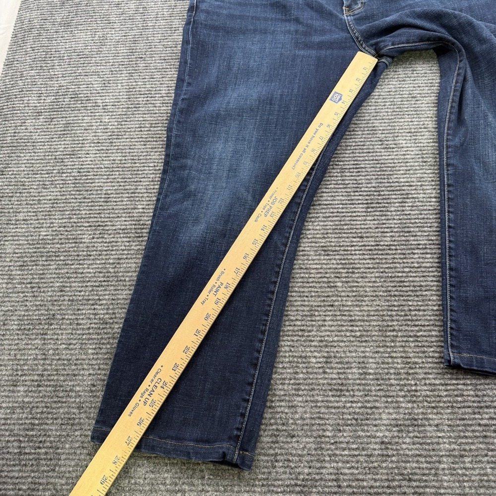 Lucky Brand Classic Straight Jeans Men's 38x30 Actual 38x27 Distressed Blue - Picture 6 of 6